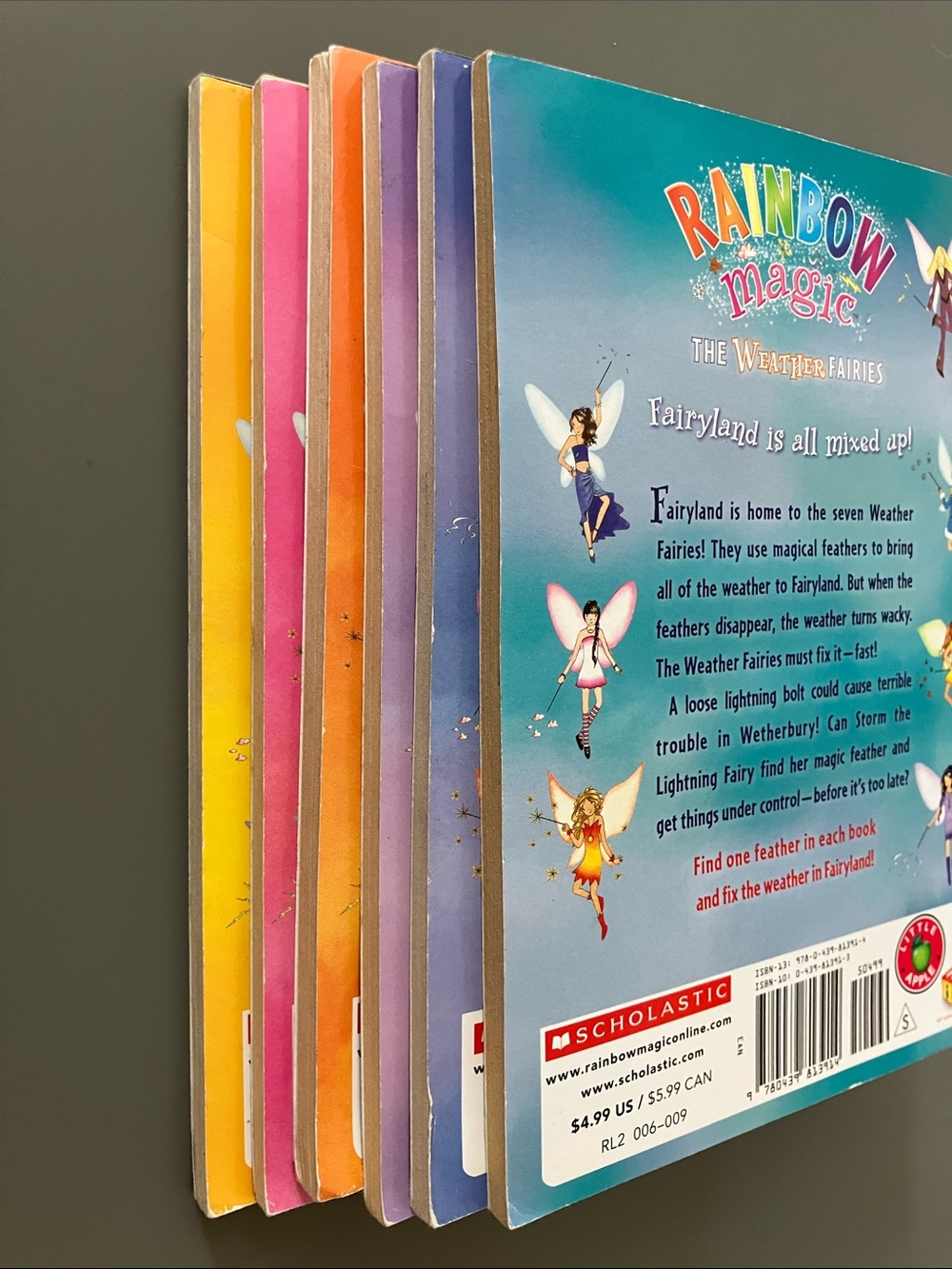 Rainbow Kids Fairy Book Set - Pink, Orange, Purple, Blue, Yellow - Picture 15 of 15
